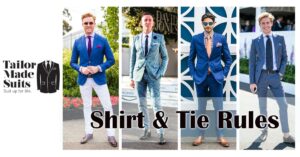 shirt n tie rules TMS tailor made 