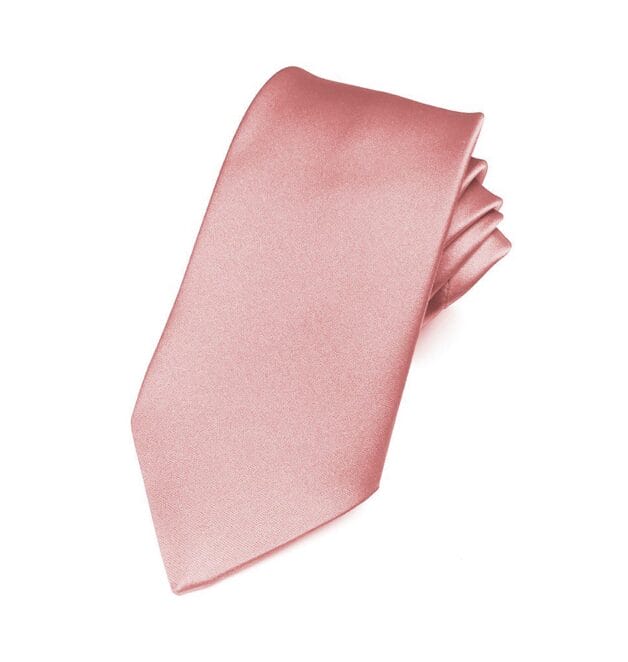 Fellini Plain Rose Tie