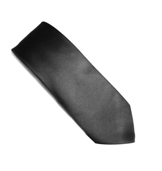 Fellini Jacquard Charcoal Tie