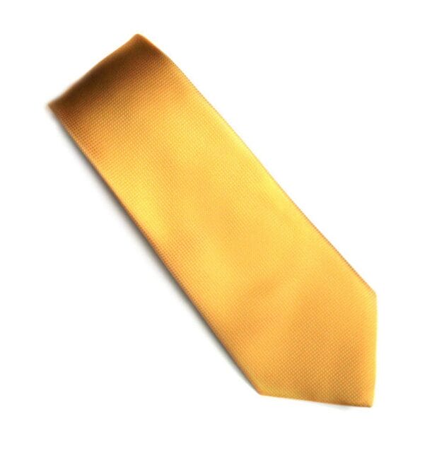 Fellini Jacquard Gold Tie