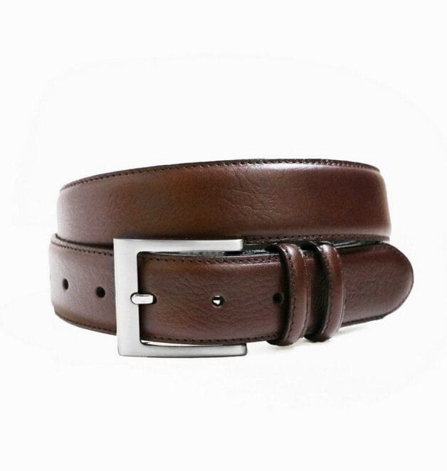 Full Leather Brown Belt - Siena