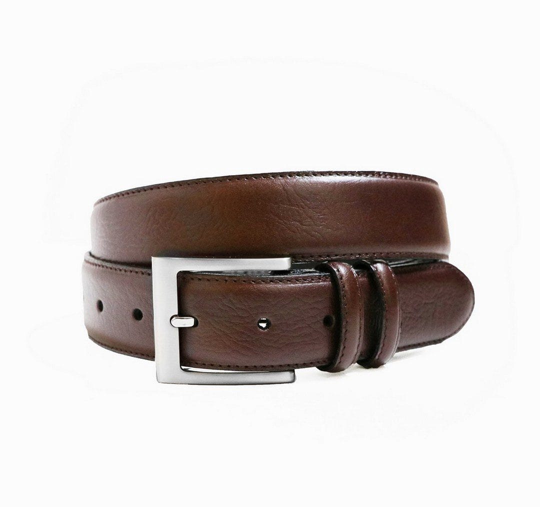 Full Leather Brown Belt - Siena
