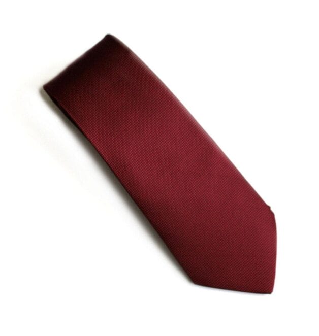 Fellini Jacquard Burgundy Tie