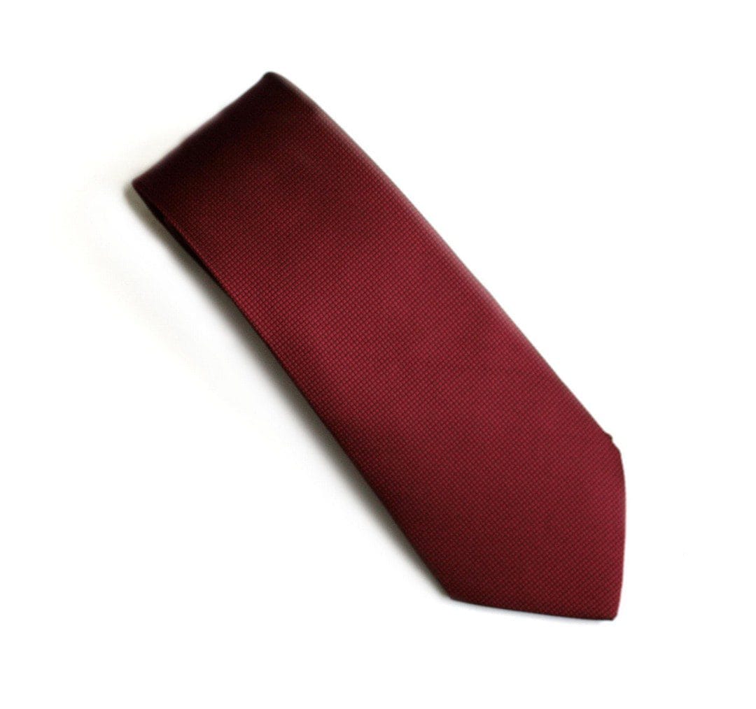 Fellini Jacquard Burgundy Tie