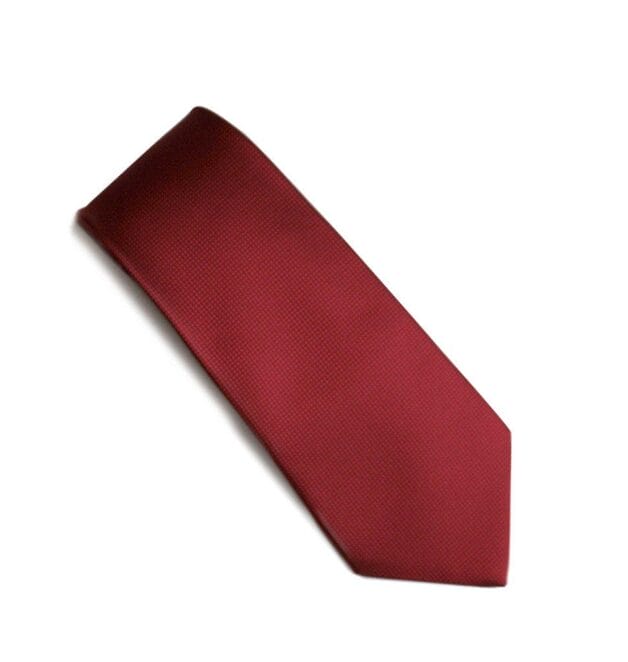 Fellini Jacquard Red Tie