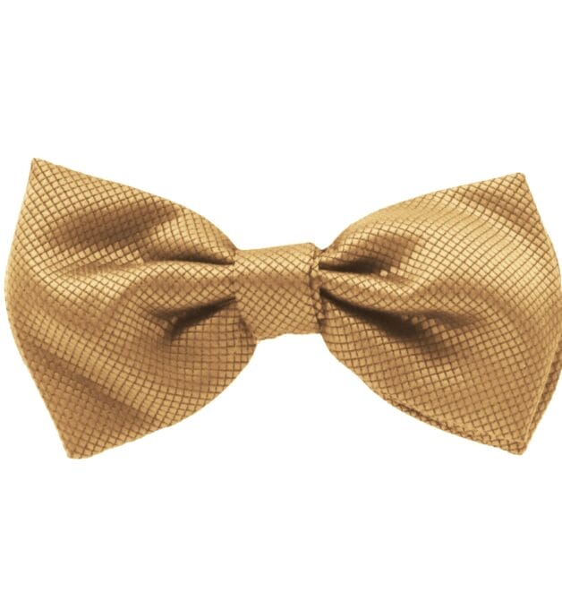 Fellini Jacquard Beige Bowtie