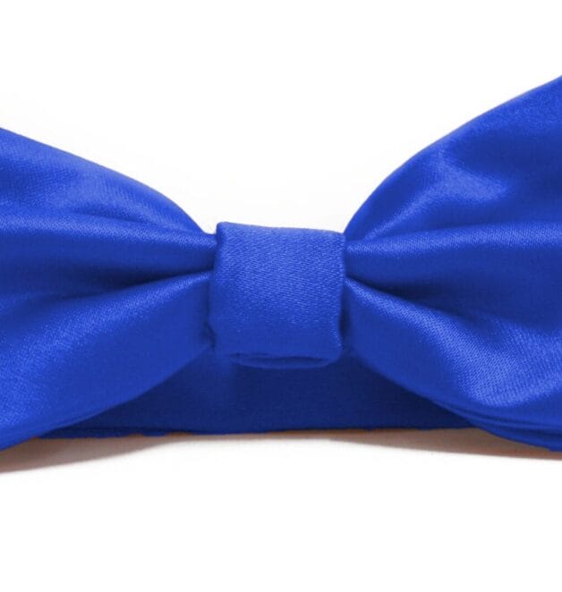 Fellini Plain Cobalt Blue Bowtie