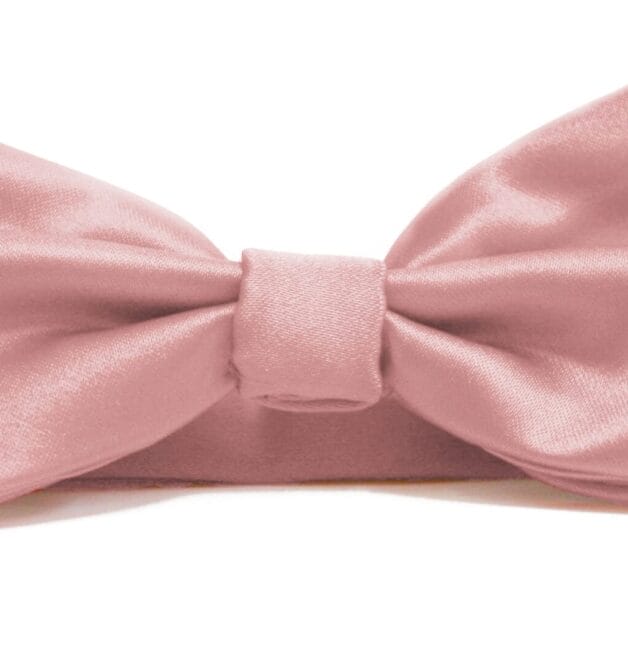 Fellini Plain Rose Bowtie