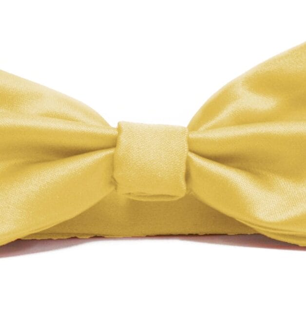 Fellini Plain Sand Yellow Bowtie