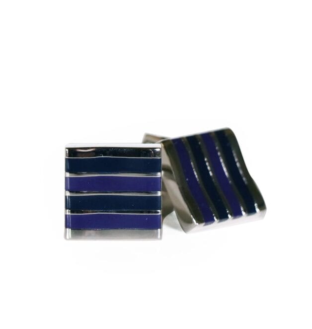 Deep Blue Inset Cufflinks