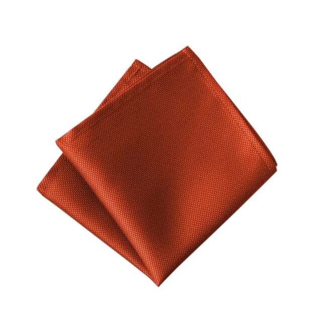 Jacquard Rust Pocket Square