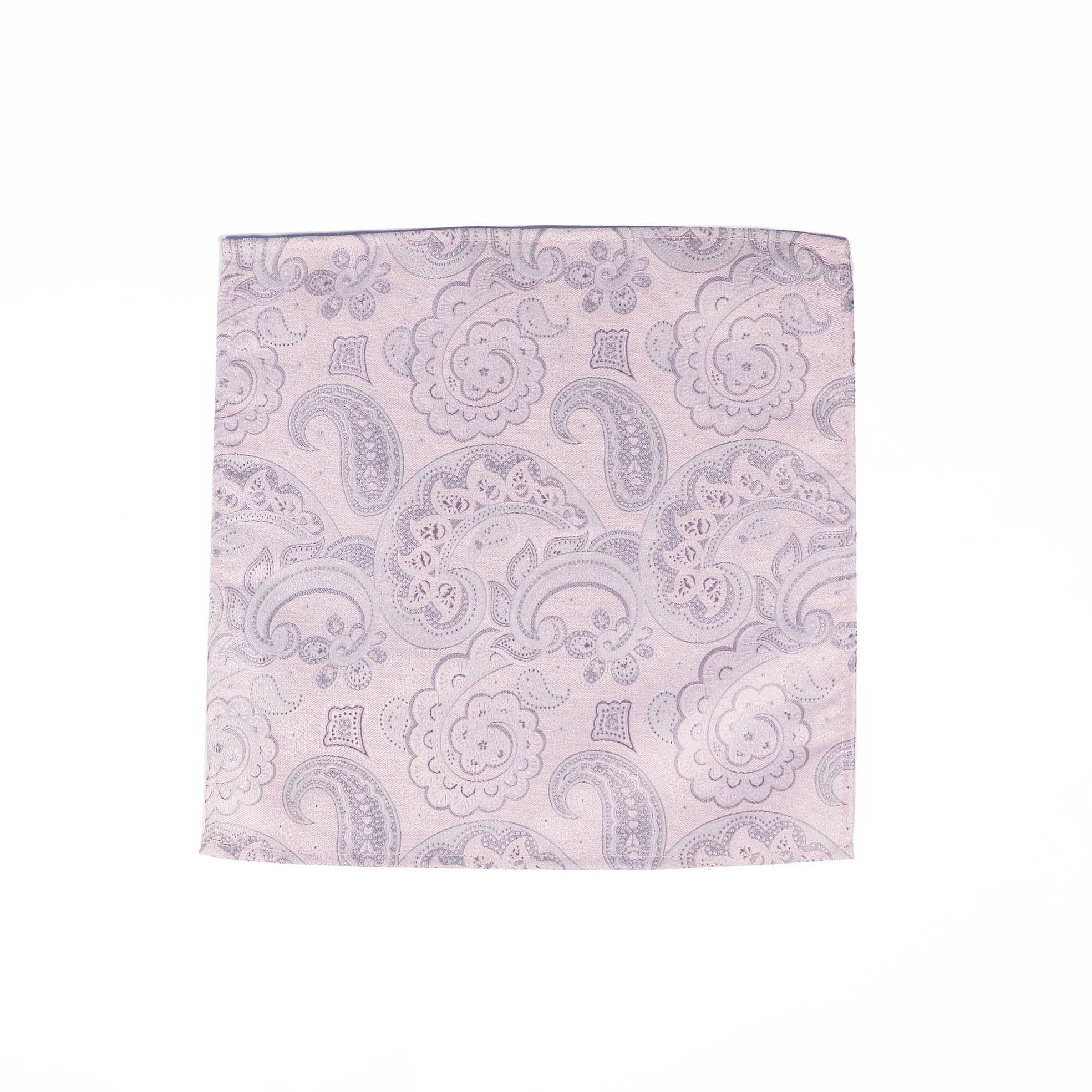 Pink Paisley Pocket Square