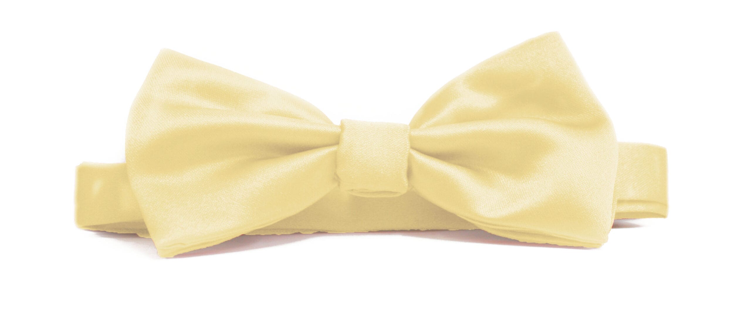 Fellini Plain Champagne Bowtie