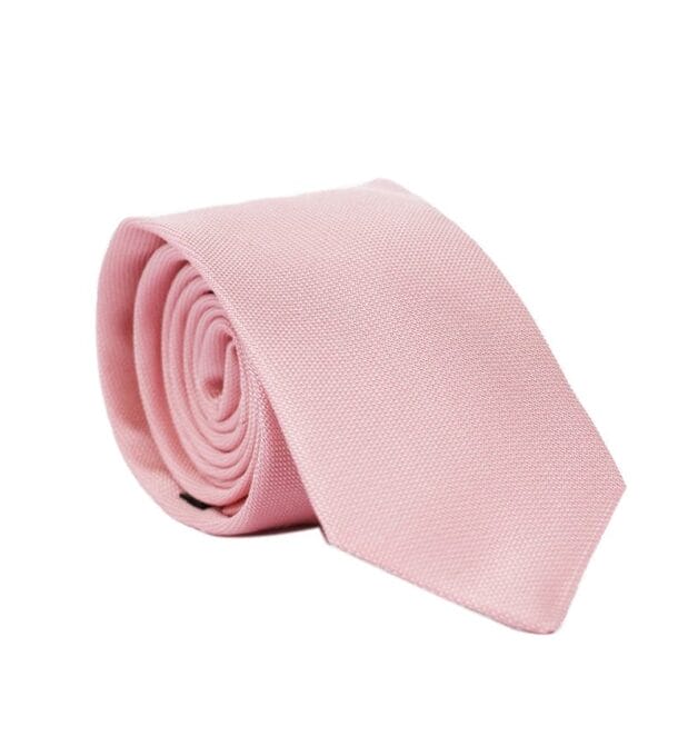 Premium Fellini Pink Matte Silk Tie