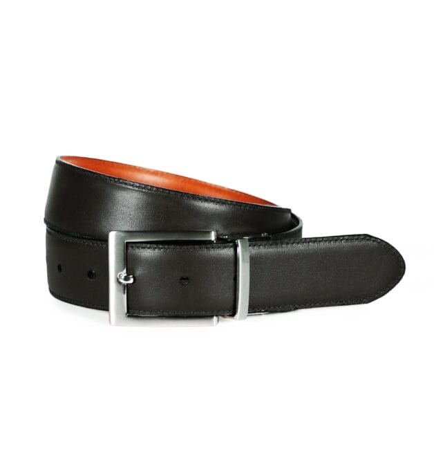 Pierre Cardin - Reversible Black/Tan Belt